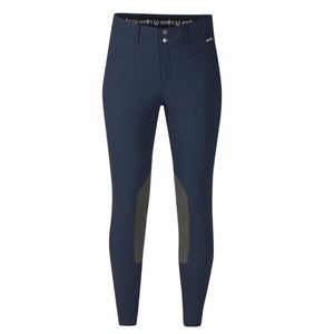 Kerrits Equestrian Crossover Knee Patches Blue Breeches Pants medium